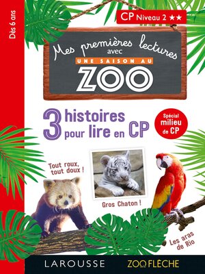 cover image of 3 histoires à lire CP niv 2